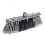 Mătura Medie Gri, Peri 7cm, Fără Coadă, Plastic, Tip Italian - Mătură Manuală Luna - Curățenie Eficientă
