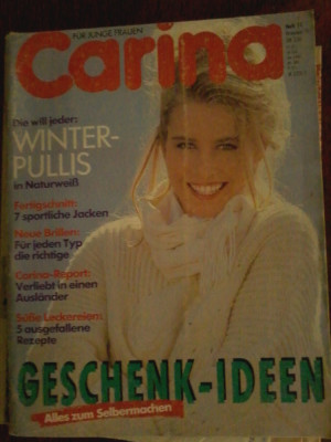 Revista Carina nr.11/1990 foto