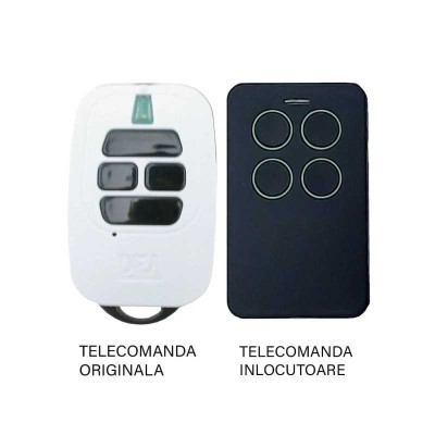 Telecomanda poarta garaj 4 butoane cod saritor frecventa 433.92MHz Dea GTi4 compatibila cu originalul (810/4) foto