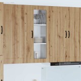 VidaXL Dulap suspendat de bucătărie Stejar Artizanal 40 x 31 x 100 cm 885104