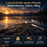 Lansetă Feeder pentru Pescuit, Model Harrier, 3,60 m, 150 g