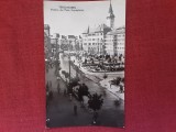 Tg. Mures - vedere din Piata Trandafirilor - carte postala necirculata, Fotografie