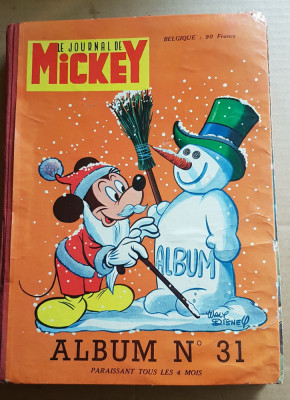 D478-Jurnalul lui MICKEY Walt Disney-Album 31- an 1964 Belgia in franceza. foto