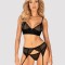 Set Chemeris Obsessive, Negru, XS/S