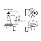 Bec, proiector ceata OPEL VIVARO combi (J7) (2001 - 2014) BOSCH 1 987 302 083