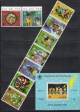 Paraguay 1980 - Crăciunul și Anul Internațional al Copilului, Serie in Staif + PA + Colita, Cota 26.50 EURO, MNH