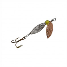 Lingurita rotativa pescuit, Regal Fish, model 8028, 10 grame, culoare argintiu