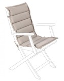 Cumpara ieftin Set 2 perne scaune gradina textil bej Garden 45x94x3 cm