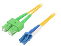 Patch Cord Fibra OS2 LC/UPC SC/APC 1m Galben LSZH foto
