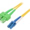 Patch Cord Fibră Optică OS2 LC/UPC-SC/APC 2m Galben
