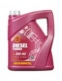 Ulei pentru motor MANNOL DIESEL TURBO 5W40, 5L