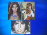 HOPCT LOT NR 1363 RAQUEL WELCH -ACTORI / ARTISTI-3 CARTI POSTALE-NECIRCULATE, Necirculata, Printata