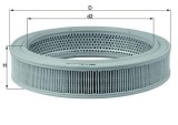 Filtru aer Audi 100 C1, 100 C2, 100 C3, 50; Citroen Lna, Oltcit, Visa; Saab 95, 96; Seat Ibiza II, Marbella; Skoda Favorit, Favorit Forman; VW