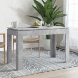 Gossi masa de bucatarie, gri beton, 120 x 60 x 76 cm, pal