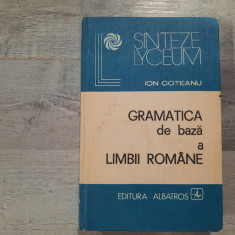 Gramatica de baza a limbii romane de Ion Coteanu