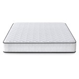 Saltea cu arcuri si husa de protectie, 7 zone confort, duritate H3 medie, inaltime 24 cm, alb, 160x200 cm Household NewTrend