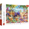 Puzzle Trefl 2000 piese, Vacanta Tropicala, Adulti/Copii, Multicolor, Carton, Clasic