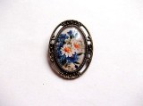 brose sticla cu margarete si albastrele 35514