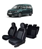 Cumpara ieftin Set huse scaune dedicate VOLKSWAGEN CADDY 2015-2021 (Bancheta fractionata+husa cotiera)