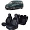 Set huse scaune dedicate VOLKSWAGEN CADDY 2015-2021 (Bancheta fractionata+husa cotiera)