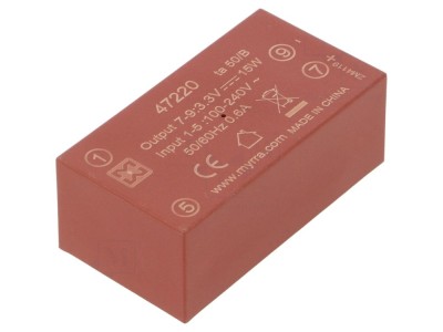 Convertor AC/DC 15W 3,3VDC foto