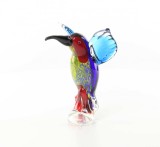 Pescarus albastru-figurina din sticla Murano MG-81