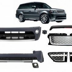 Pachet Exterior cu Grila Centrala Neagra Land Range Rover Sport L320 Facelift (2009-2013) Autobiography Design Performance AutoTuning
