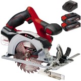 Einhell TE-CS 18/150 Li PXC + Twinpack CB + 4514095 - Fierastrau circular 150x10 mm + Set 2 acumulatori si incarcator Li-Ion 18 V 2.5 Ah