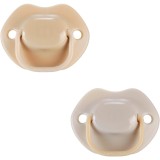 Suzeta ortodontica Tommee Tippee Moda, 6-18 luni, Bej, 2 buc