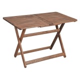 Cumpara ieftin Masa exterior Retto fag culoarea nuc 120x75x71cm