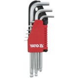 Yato YT-0507 - Set imbusuri 2-10 mm 9 bucati cap sferic