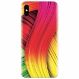 Husa silicon pentru Apple Iphone XS Max, Colorful Abstract