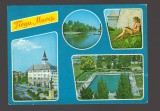 CPIB 20550 CARTE POSTALA - TARGU MURES, PALATUL CULTURII, BAZA NAUTICA, CETATEA, Necirculata, Fotografie