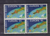 ROMANIA 1991 LP 1252 EUROPA 91 CEPT BLOC DE 4 TIMBRE MNH, Nestampilat