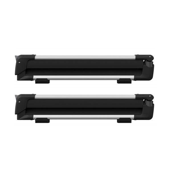 Suport ski/snowboard Thule SnowPack 7324 pe bare transversale, 4 schi, 2 snowboard