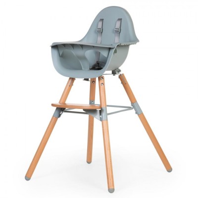 Scaun de masa reglabil in inaltime Childhome Evolu 2 Natural Menta foto