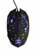 Mouse Gaming Iluminat ZORNWEE XG68, USB, Negru, 1200 dpi, optic, 3 butoane, cablu 1.4M