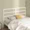 Gossi tablie de pat, alb, 166x4x100 cm, lemn masiv de pin