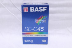 Caseta video S VHS-C BASF SE-C45 - sigilata foto