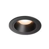 Spot incastrat, NUMINOS L Ceiling lights, black Indoor LED recessed ceiling light black/black 3000K 40&deg;,, SLV