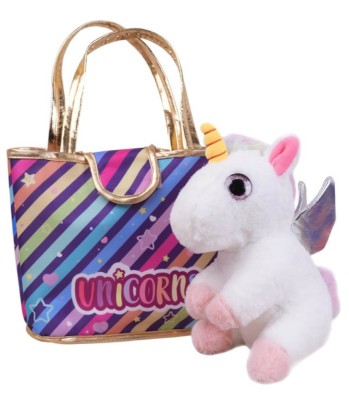 Unicorn din Pluș &amp;icirc;n Geantă foto