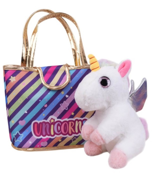 Unicorn din Pluș &icirc;n Geantă