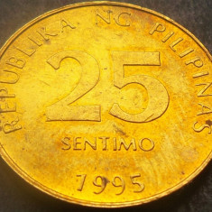 Moneda exotica 25 SENTIMO - FILIPINE, anul 1995 * cod 634