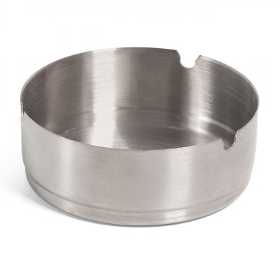 Scrumieră Metalică, Rotundă, Argintie, 10cm foto