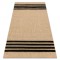 SPARK 0689 covor bej / negru - Linii, sisal, structural, 200x290 cm