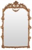 Oglinda mare aurie cu decoratiuni deosebite CAT245