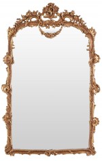Oglinda mare aurie cu decoratiuni deosebite CAT245
