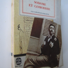 Sodome et Gomorrhe (Le Livre de poche) - lb. franceza - Marcel Proust