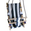 Leagan Copii Textil/Lemn Albastru Strend Pro, Max. 70kg, 36x24x45cm, Siguranta Copil, Interior/Exterior