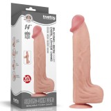 Cumpara ieftin Dildo realist gigantic cu doua straturi, cu piele exterioara moale 14&#039;&#039; King